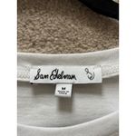 Sam Edelman  White Crew Neck Ruched Side Tie T-Shirt Photo 2