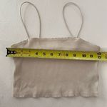 H&M & American Eagle Ribbed Crop Top Bundle Beige & Black Spaghetti Strap Size S Photo 5