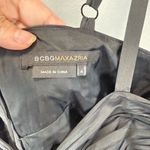 BCBGMAXAZRIA BCBG Maxazaria Women's Woven Taffeta Black Floral Cocktail Dress Size 4 Photo 5