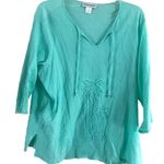 Cathy Daniels Cathy Daniel Size 3X Mint Green Blouse Photo 5
