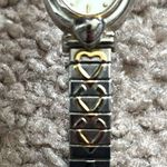 Times square women’s vintage two tone bracelet wristwatch fits a‎ M sized wrist Gold Photo 3