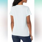 Guess  Womens Angel Girl Easy Tee T-Shirt w/ Rhinestones Baby Blue Size S NEW Photo 2