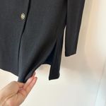 St. John Black Button Down Fine Santana Knit Cardigan Jacket Size S Photo 3