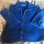 Vintage Long Sleeve ZipUp Sweater Blue M Size undefined Photo 2