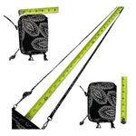 Vera Bradley Black Bianca Bouquet Crossbody Wallet Photo 4