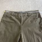 Supplies Skinny Moto Pants Womens Size 20W Olive Green High Rise Outdoor Stretch Photo 5