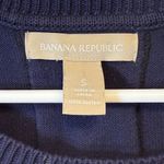 Banana Republic Black And Blue Cable Knit Sweater Cotton Women’s Size Small Photo 6
