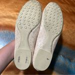 Tory Burch Claire Quilted Ballet Flats Porcelain size 9.5 gold logo Hardwear Photo 7