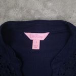 Lilly Pulitzer  Freya Crochet Long Sleeve Tunic Top 43421‎ size Small Crocheted Photo 1