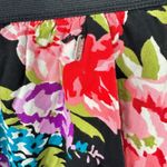 Aeropostale Floral Mini Skirt M Black Pink Y2K Coquette Soft Girl Dopamine Size M Photo 4