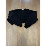 Fabletics  Weekend Cropped sweatshirt And Sweats Black Set Small Photo 9