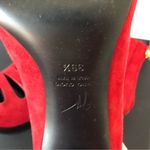 Giuseppe Zanotti  red suede bootie size 39.5 Photo 5