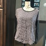 Lou & grey Lou & Gray Small Long Sleeve Gray Blouse Photo 11