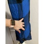 Rag and Bone Jean Cooper Plaid Blue Black Wool Silk Bend Mini Dress Button Up 0 Photo 5