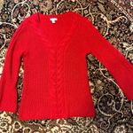 Westport 1962 size large Women's Red Sweater Photo 5