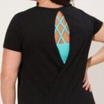 Torrid Happy Camper Performance Cotton Open Back Short Sleeve Active Tee Sz 4X Photo 1