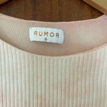 Rumor Boutique LF Rumor Pink and Cream Tie Dye Rouched Dress Photo 4