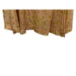 Paloma Blue Kimono Duster Cover Up Robe Maxi 100% Silk Slit Sides M/L Yellow Size M Photo 5