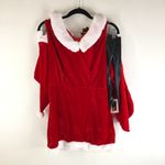 Music Legs Miss Santa Claus Costume Sexy Dress Up Halloween Christmas M/L Red Size L Photo 2