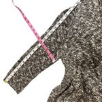 Eileen Fisher Linen Viscose Blend Woven Open Drape Cardigan Heather Black Medium Photo 10