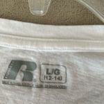 Women’s Carolina Tar heel White Tee Size 12 Photo 1