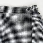 Westbound Vintage 90s Floral Embroidered Gingham Skirt Skort Photo 7