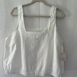 a.n.a  New Approach Plus Size 0X Women’s tank with elastic bottom 100% Cotton Photo 0