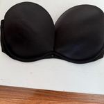 PINK - Victoria's Secret  Black Strapless Bra Intimates Photo 3