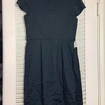 Alfani 12P Petite Black secretary button dress Photo 2