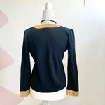 Joseph A Vintage Suede Grommet Top Y2K 2000s Western Boho Festival Large Photo 1