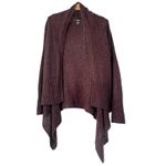 H&M  Women’s Knit Burgundy & Black Cardigan Sz Small Photo 2