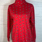 Disney Vintage 90s Mickey & Co. Mickey Mouse All Over Print Turtleneck Sz M Photo 0