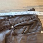 Newport News  Jeanology brown leather pants size 14 Photo 6