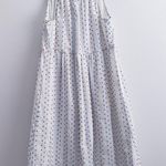 Ann Taylor  Loft Swiss Dot 4th July Mini Strappy Dress Photo 6