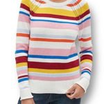 Gap Rainbow Stripe Knit Sweater Crewneck Pullover Oversized Preppy Academia XS Photo 0