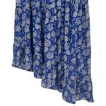 Vince Camuto Asymmetrical-Hem Maxi Skirt size 2X Blue Floral Print Photo 6