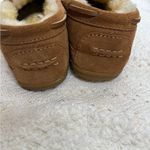 L.L.Bean Shearling Lined Suede Moccasin Slippers Photo 5
