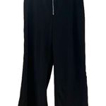 SheIn Curve Black Wide Leg Pants 2XL Elastic Waist Photo 0