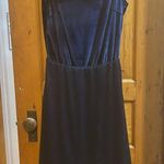 Navy High Low Dress Blue Size M Photo 2