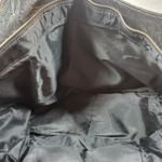 Via Spiga Womens Shoulder Bag Large Black Patent Leather Pockets Lined Hobo Photo 11