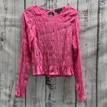 Sanctuary Bubblegum Pink Stay Together Smocked Long Sleeve Top Photo 1