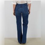 MOTHER The Hustler High Rise Wide Leg Jeans in High Fidelity 27 Blue Photo 4