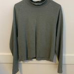 J.Crew Gray Turtleneck Long Sleeve Shirt Photo 0