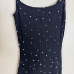 SKIMS  Soft Lounge Long Slip Maxi Dress Womens Small Onyx Sparkle Print Black Photo 5