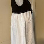 Innowave Brown and Ivory V Neckline And Empire Waist Dress Made in Japan Multiple Photo 3