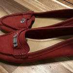 Coach  Fredrica Nubuck Red Suede Loafers Women’s 7B Photo 0