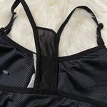 Adidas Sports Bra Striped Gray Black Womens Photo 6
