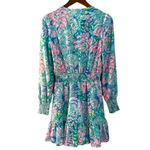 Lilly Pulitzer Cristiana Dress Green Blue Floral Size 00 Photo 1