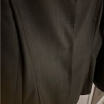 Loft Ann Taylor  Wool Blend grey button hidden Long Sleeve‎ Jacket Lined Size 8 Photo 4