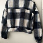 None Plaid Button-Up Women's Top Flannel Photo 1